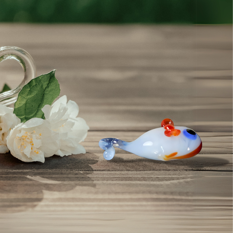 Glass mouse mini figurine