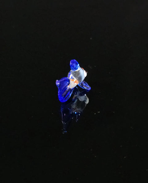 Blue Glass Fish Figurine, Handmade Murano Quality Design - Small