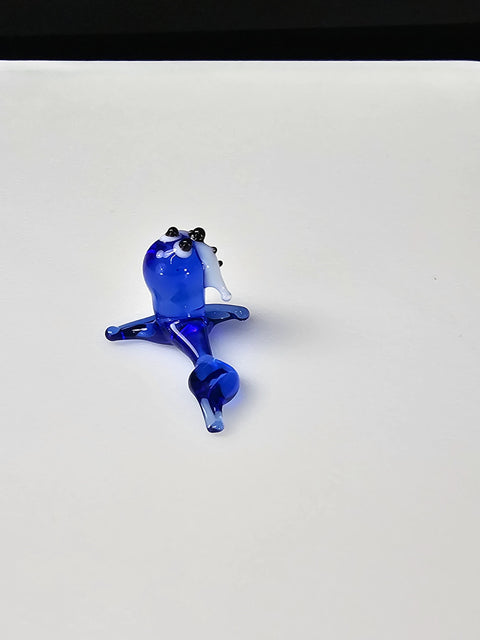 Walrus Figurine, Mini Glass Murano Quality Lampworking Glass Figurine, Hand Made In Ukraine, A Great Addition To Your Collection