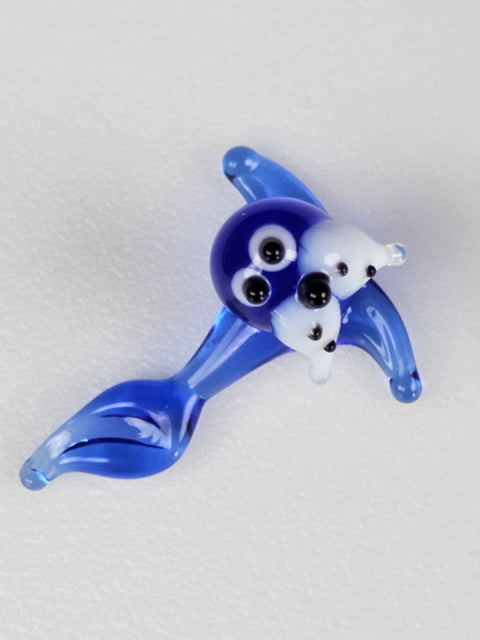 Walrus Figurine, Mini Glass Murano Quality Lampworking Glass Figurine, Hand Made In Ukraine, A Great Addition To Your Collection