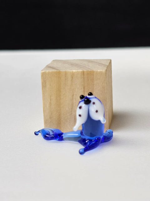 Walrus Figurine, Mini Glass Murano Quality Lampworking Glass Figurine, Hand Made In Ukraine, A Great Addition To Your Collection