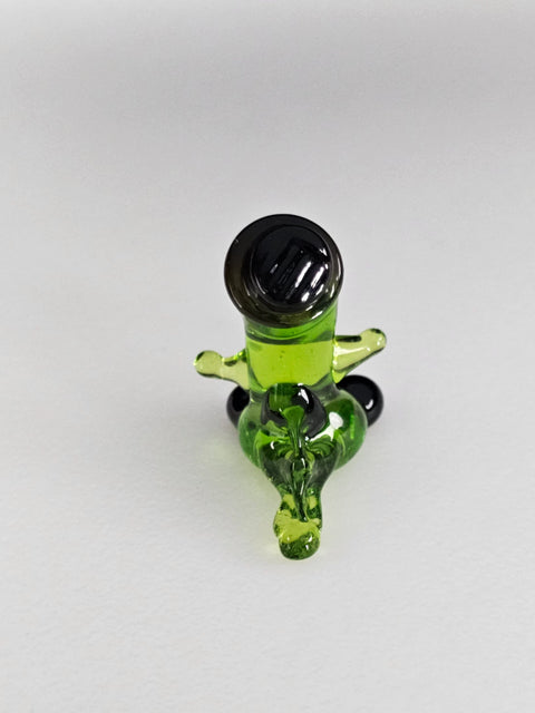 Crocodile Figurine, Mini Glass Murano Quality Lampworking Glass Figurine, Hand Made In Ukraine, A Great Addition To Your Collection