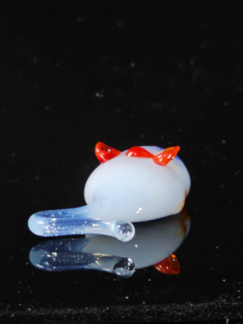 Girl Mouse Figurine, Mini Glass Murano Quality Lampworking Glass Figurine, Hand Made In Ukraine, A Great Addition To Your Collection