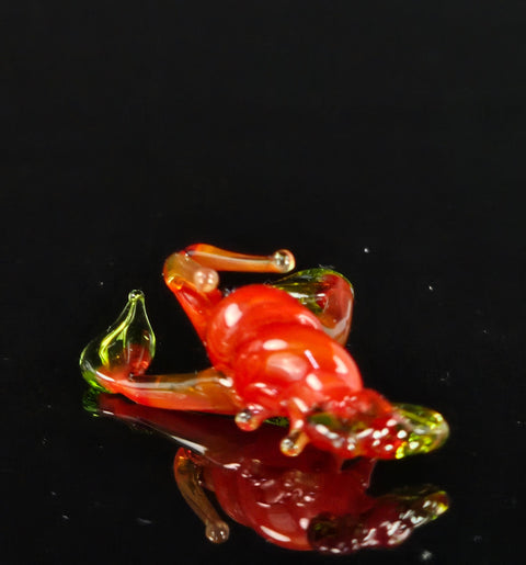 Lobster Figurine, Mini Glass Murano Quality Lampworking Glass Figurine, Hand Made In Ukraine, A Great Addition To Your Collection