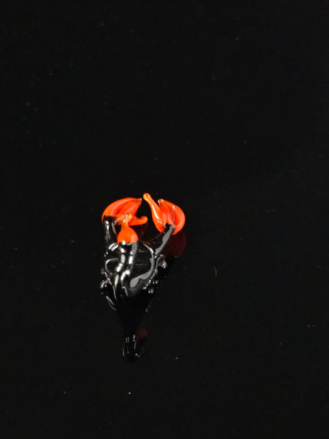 Scorpion Figurine, Mini Glass Murano Quality Lampworking Glass Figurine, Hand Made In Ukraine, A Great Addition To Your Collection