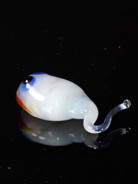 Boy Mouse Figurine, Mini Glass Murano Quality Lampworking Glass Figurine, Hand Made In Ukraine, A Great Addition To Your Collection