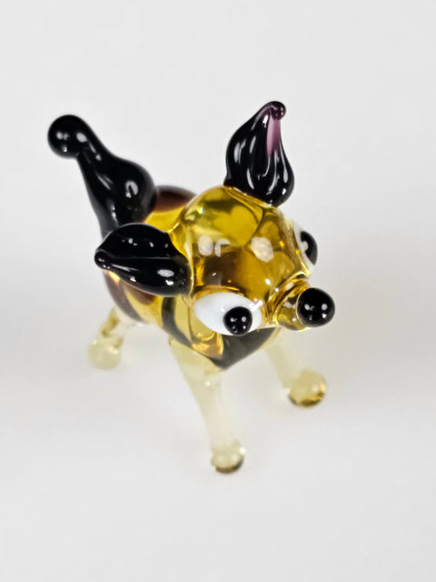 Deer Figurine, Mini Glass Murano Quality Lampworking Glass Figurine, Hand Made In Ukraine, A Great Addition To Your Collection