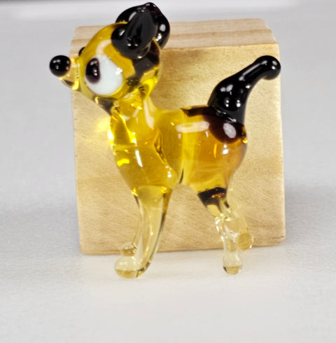 Deer Figurine, Mini Glass Murano Quality Lampworking Glass Figurine, Hand Made In Ukraine, A Great Addition To Your Collection