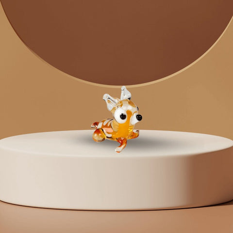 Deer Figurine, Mini Glass Murano Quality Lampworking Glass Figurine, Hand Made In Ukraine, A Great Addition To Your Collection