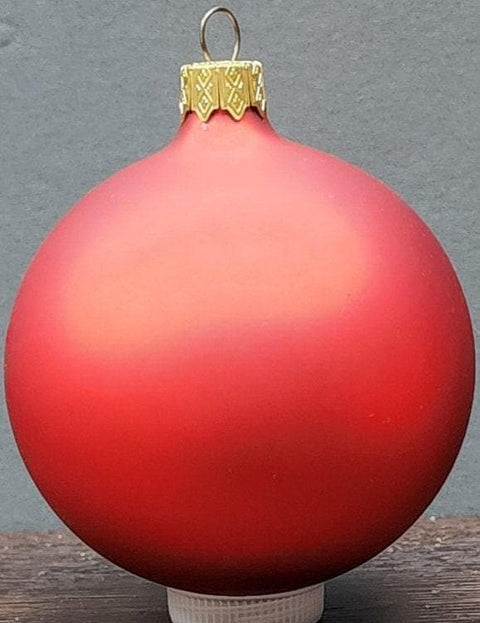 Red Finch in a Christmas Hat Blown Glass Ornament, Modern Design and Crafted in Ukraine, Individually Box, Keep Sake Ornament
