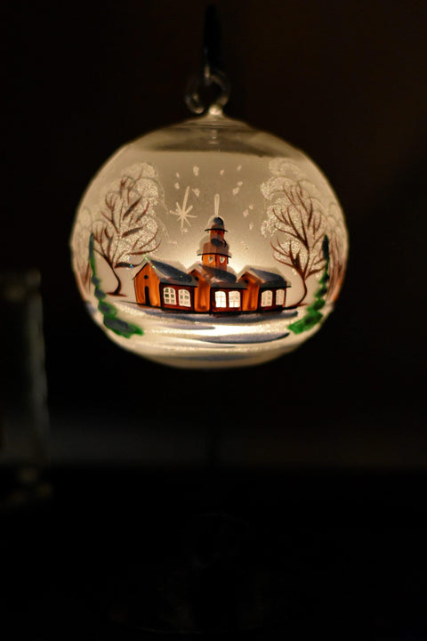 Frosted Terrarium Glass Candle Holder