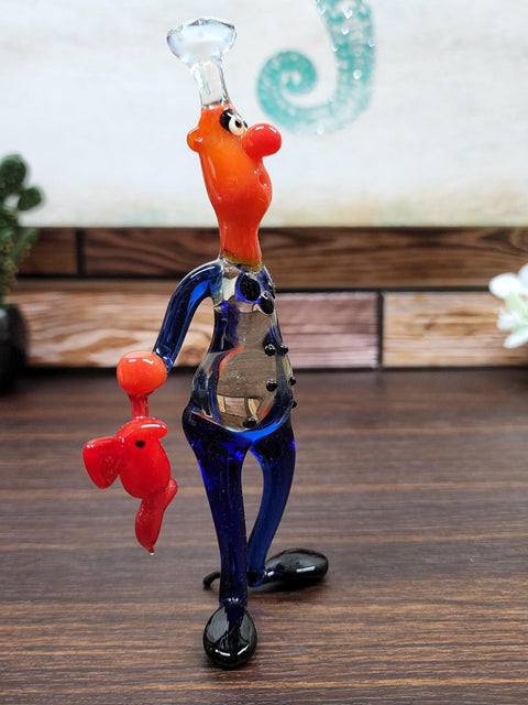 Glass Chef With Lobster Figurine, Collectible Glass Chef, Murano Quality Gift At A Fraction Of The Price, Handcrafted In Ukraine