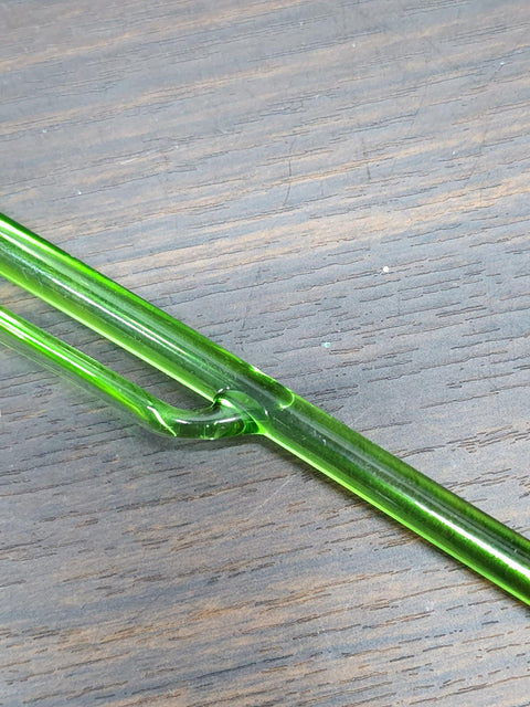 Purple Glass Tulip - Handcrafted Long Stem Flower