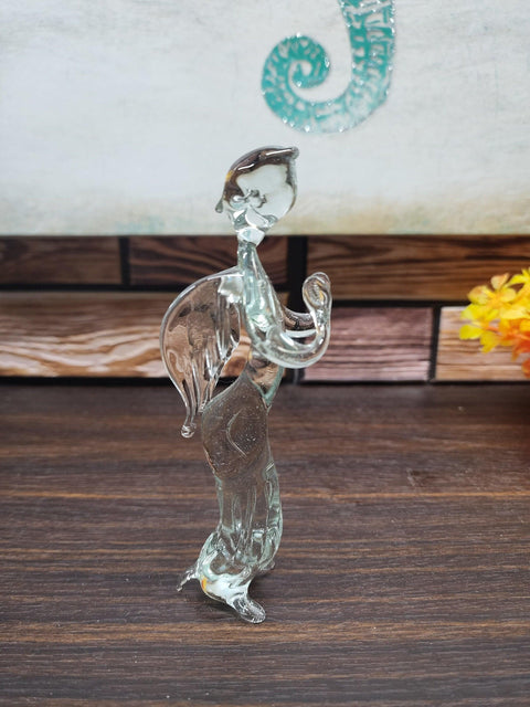 Glass Angel Figurine, Handmade Murano Quality Design - Large