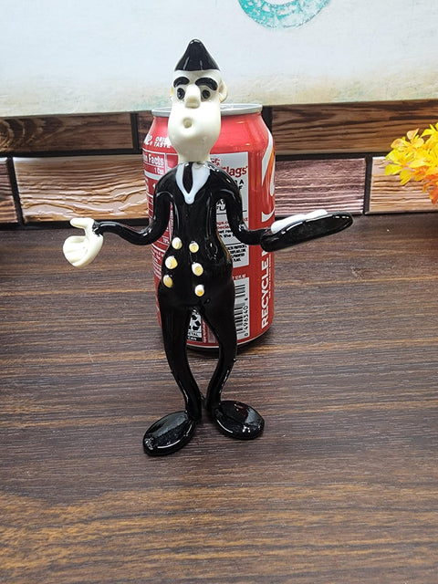 Musical Director Musician With Cello Figurine, Handmade Murano Quality Design - Large