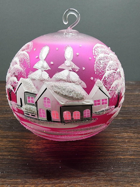 Pink Terrarium Glass Candle Holder