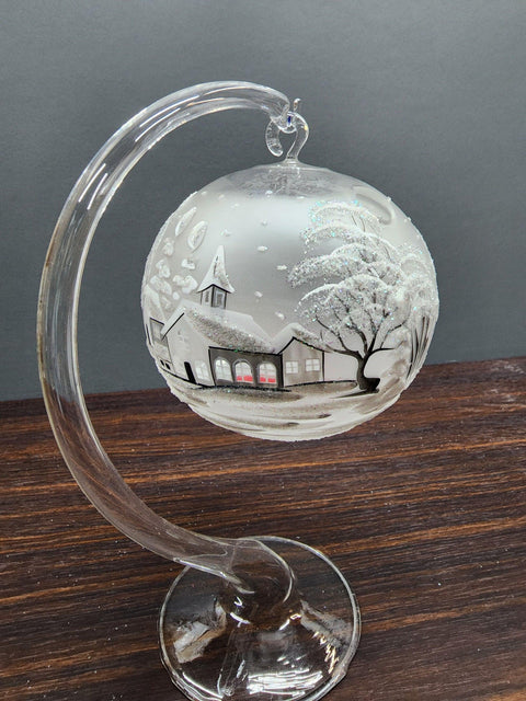 Frosted Terrarium Glass Candle Holder