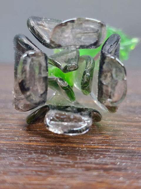 Lavender Glass Bulb Rose, Handcrafted Glass Flower, Hand Made In Ukraine Using Murano Quality Glass, Great Gift For Flower Lovers, 12 Inch Rose