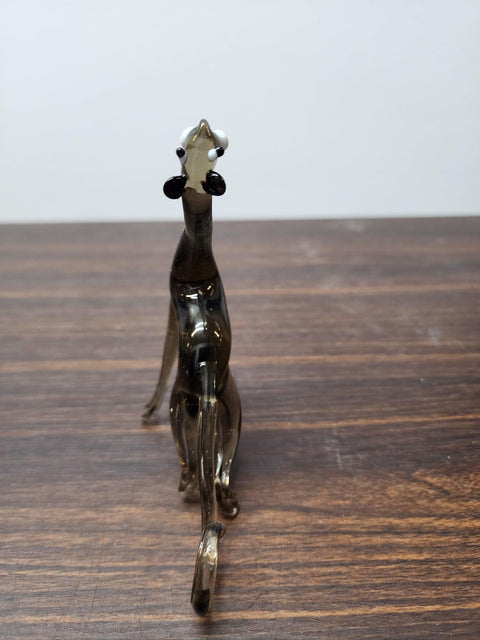 Glass Panther Figurine, Collectible Glass Panther, Murano Quality Gift At A Fraction Of The Price, Handcrafted In Ukraine