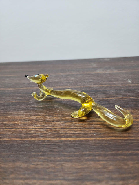 Glass Fox Figurine, Collectible Glass Fox, Murano Quality Gift At A Fraction Of The Price, Handcrafted In Ukraine