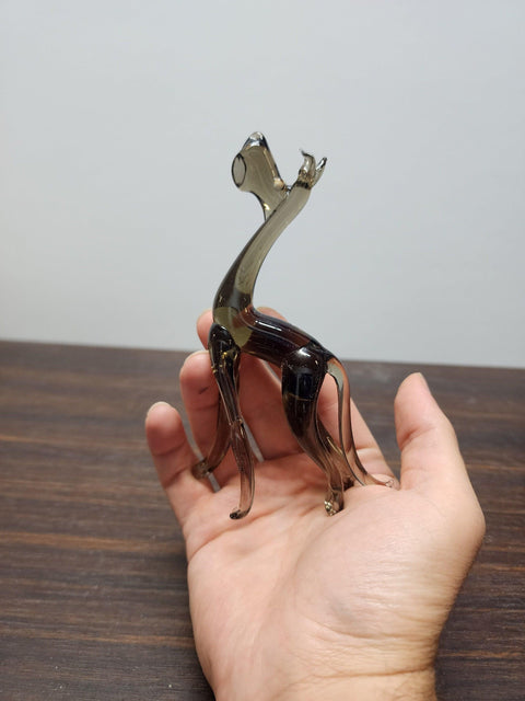 Glass Great Dane Figurine, Collectible Glass Great Dane, Murano Quality Gift At A Fraction Of The Price, Handcrafted In Ukraine