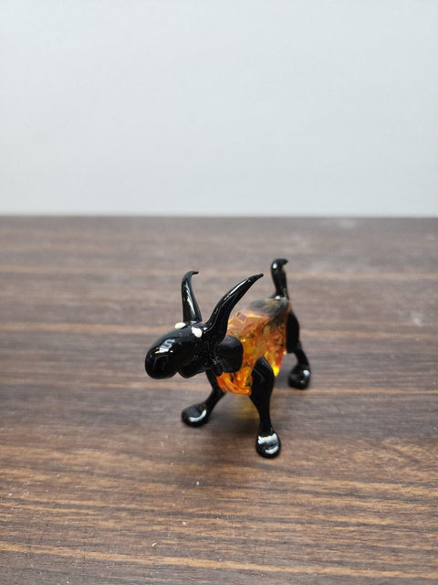 Glass Goat Figurine, Collectible Glass Goat, Murano Quality Gift At A Fraction Of The Price, Handcrafted In Ukraine