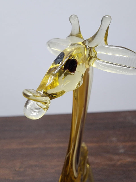 Glass Giraffe Figurine, Collectible Glass Giraffe , Murano Quality Gift At A Fraction Of The Price, Handcrafted In Ukraine