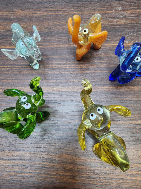 Glass Elephant Figurine, Collectible Glass Elephant, Murano Quality Gift At A Fraction Of The Price, Handcrafted In Ukraine