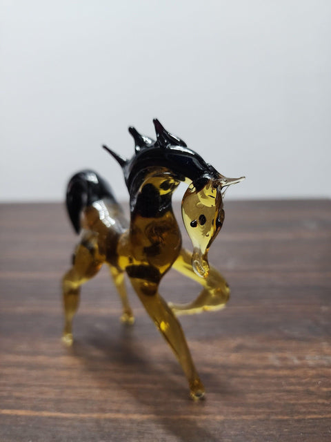 Glass Horse Figurine