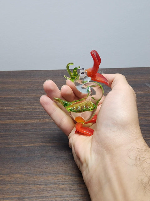 Glass Duck Figurine, Collectible Glass Duck, Murano Quality Gift At A Fraction Of The Price, Handcrafted In Ukraine