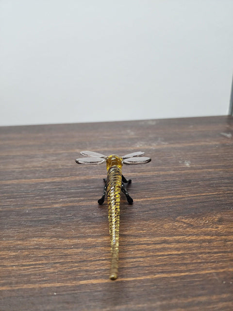 Glass Dragonfly Figurine, Collectible Glass Dragonfly, Murano Quality Gift At A Fraction Of The Price, Handcrafted In Ukraine