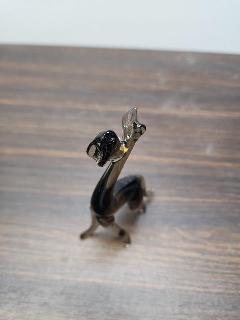 Glass Great Dane Figurine, Collectible Glass Great Dane, Murano Quality Gift At A Fraction Of The Price, Handcrafted In Ukraine