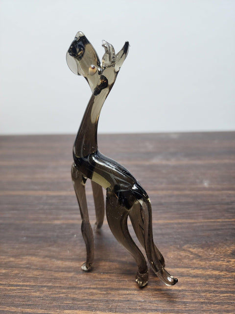 Glass Great Dane Figurine, Collectible Glass Great Dane, Murano Quality Gift At A Fraction Of The Price, Handcrafted In Ukraine