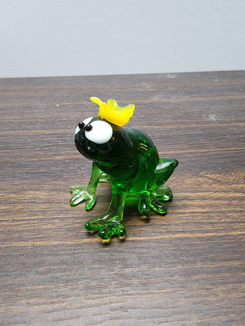 Frog Glass Animal Figurine