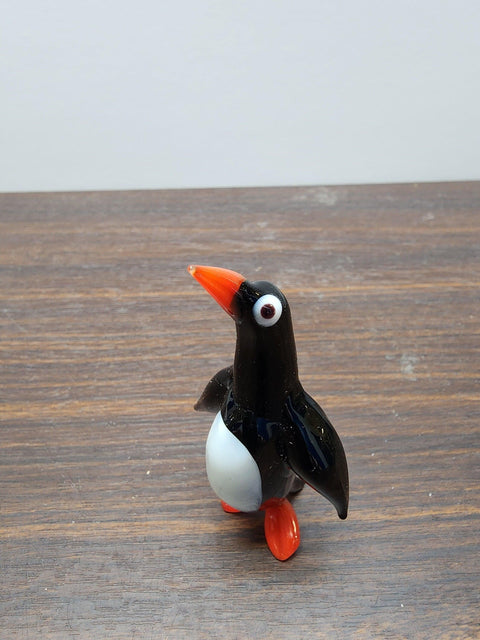 Penguin Glass Animal Figurine