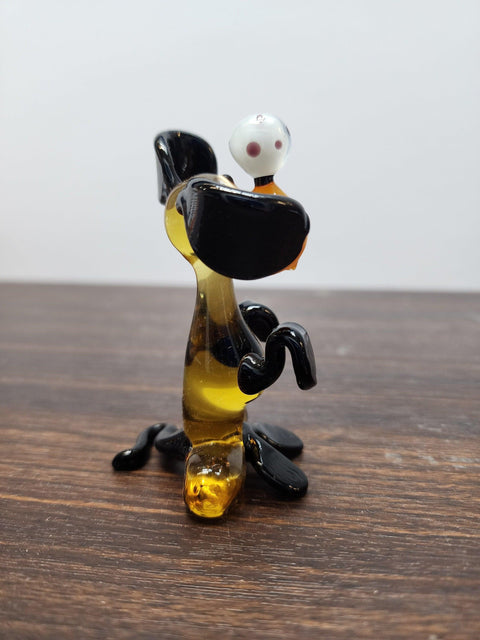 Glass Dachshund with Ball Figurine, Collectible Glass Dachshund, Murano Quality Gift At A Fraction Of The Price, Handcrafted In Ukraine