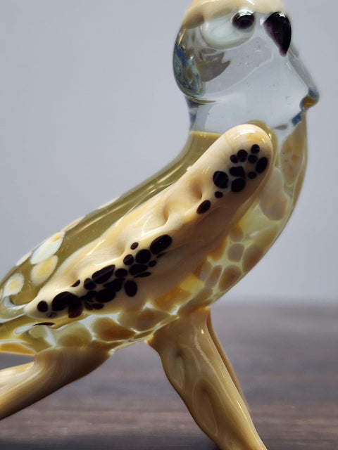 Glass Owl Figurine, Collectible Glass Owl, Murano Quality Gift At A Fraction Of The Price, Handcrafted In Ukraine
