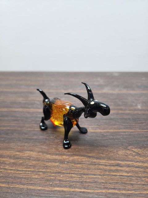 Glass Goat Figurine, Collectible Glass Goat, Murano Quality Gift At A Fraction Of The Price, Handcrafted In Ukraine