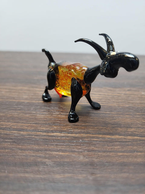 Goat Glass Animal Figurine