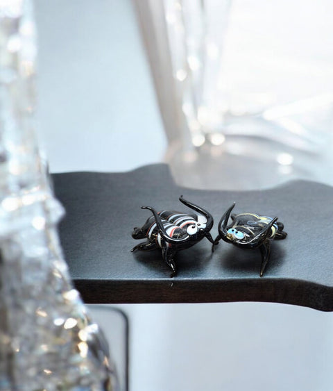 Glass Beetle Figurine, Collectible Glass Beetle, Murano Quality Gift At A Fraction Of The Price, Handcrafted In Ukraine