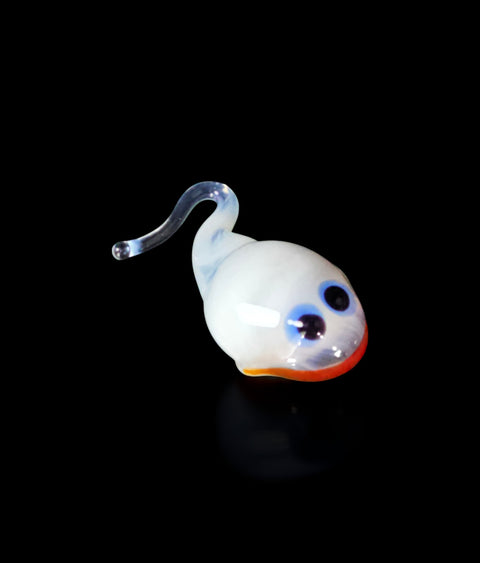 Boy Mouse Figurine, Mini Glass Murano Quality Lampworking Glass Figurine, Hand Made In Ukraine, A Great Addition To Your Collection