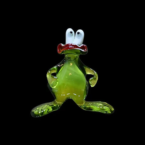 Glass Frog Figurine, Collectible Glass Frog, Murano Quality Gift At A Fraction Of The Price, Handcrafted In Ukraine