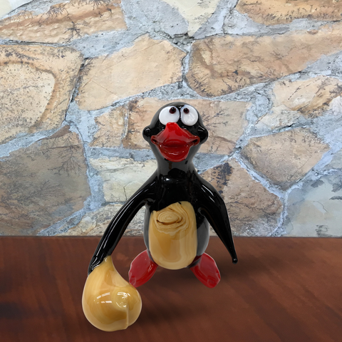 Glass Penguin Figurine, Collectible Glass Penguin, Murano Quality Gift At A Fraction Of The Price, Handcrafted In Ukraine