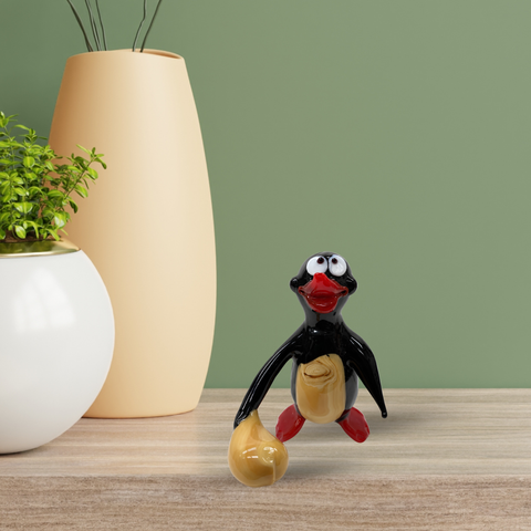 Glass Penguin Figurine, Collectible Glass Penguin, Murano Quality Gift At A Fraction Of The Price, Handcrafted In Ukraine
