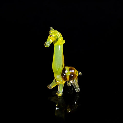 Glass Giraffe Figurine, Handmade Murano Quality Design - Small