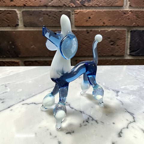 Glass Poodle Figurine, Collectible Glass Poodle, Murano Quality Gift At A Fraction Of The Price, Handcrafted In Ukraine