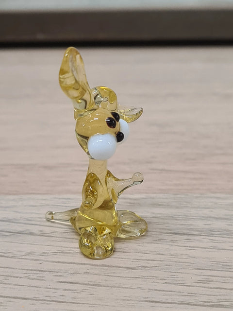 Glass Easter Rabbit Figurine, Handmade Murano Quality Design - Small