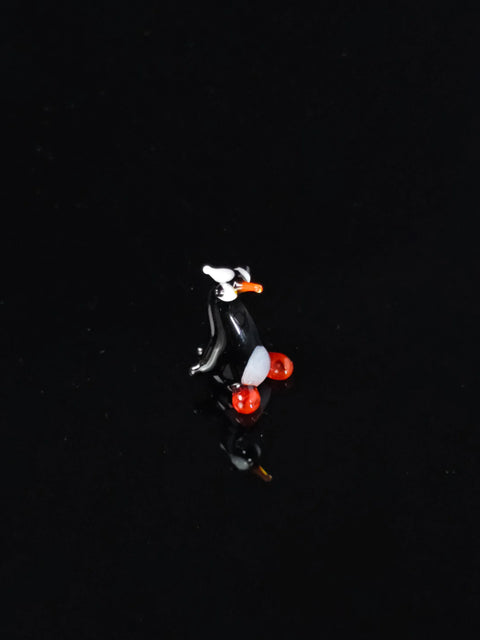 Glass Penguin Figurine, Handmade Murano Quality Design - Small