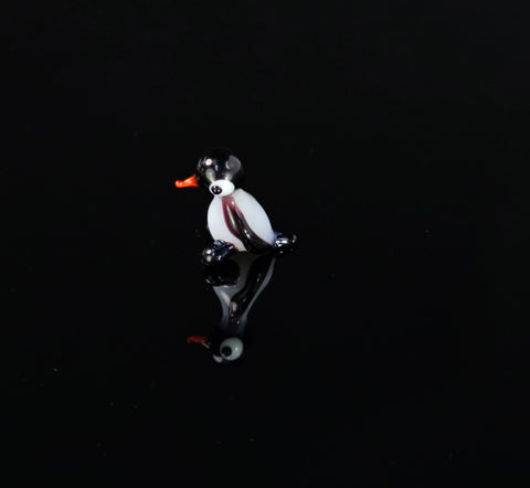 Glass Penguin Figurine, Handmade Murano Quality Design - Small