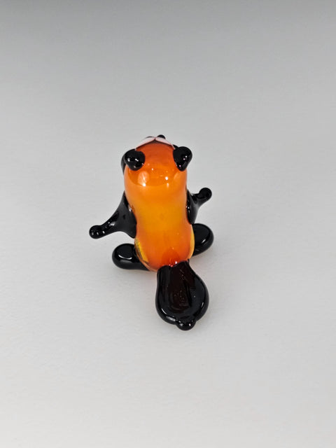 Glass Beaver Figurine, Handmade Murano Quality Design - Small